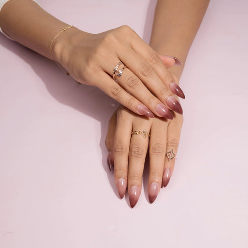 Nude Ombré Press-on Nails Set