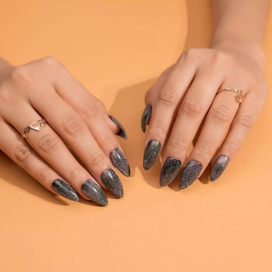 Starlight Celestial Cat Eye Press-on Nails Set