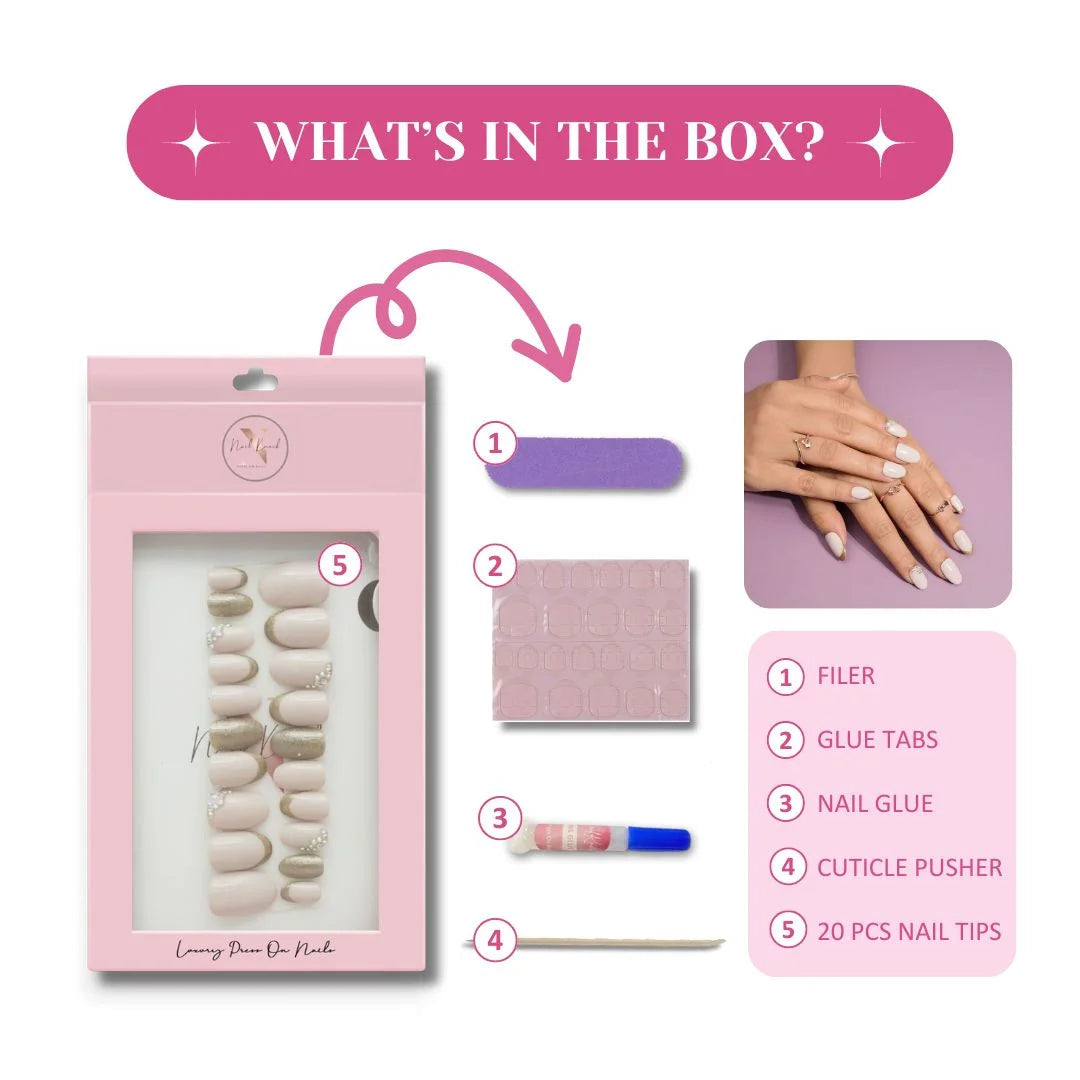 Strong Glitter Game Press-on Nail Set