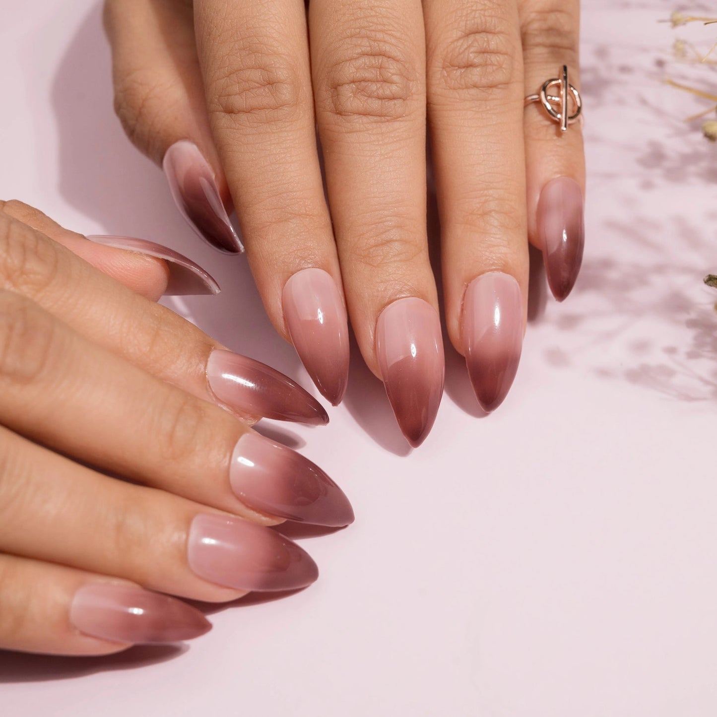Nude Ombré Press-on Nails Set