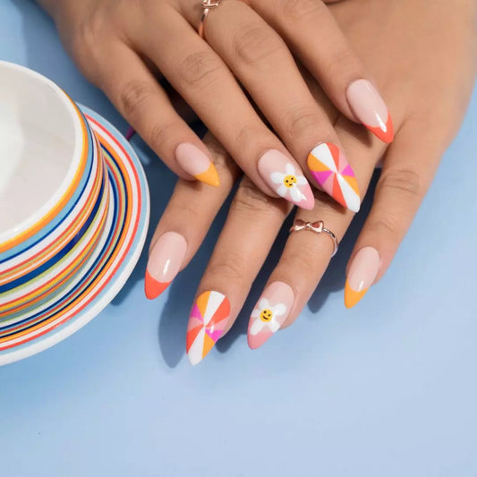 Colour Splash - Can’t Stop Smiling Press-on Nails