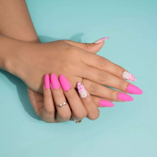 Colour Splash - Matte Tutti Fruity Press-on Nails Set