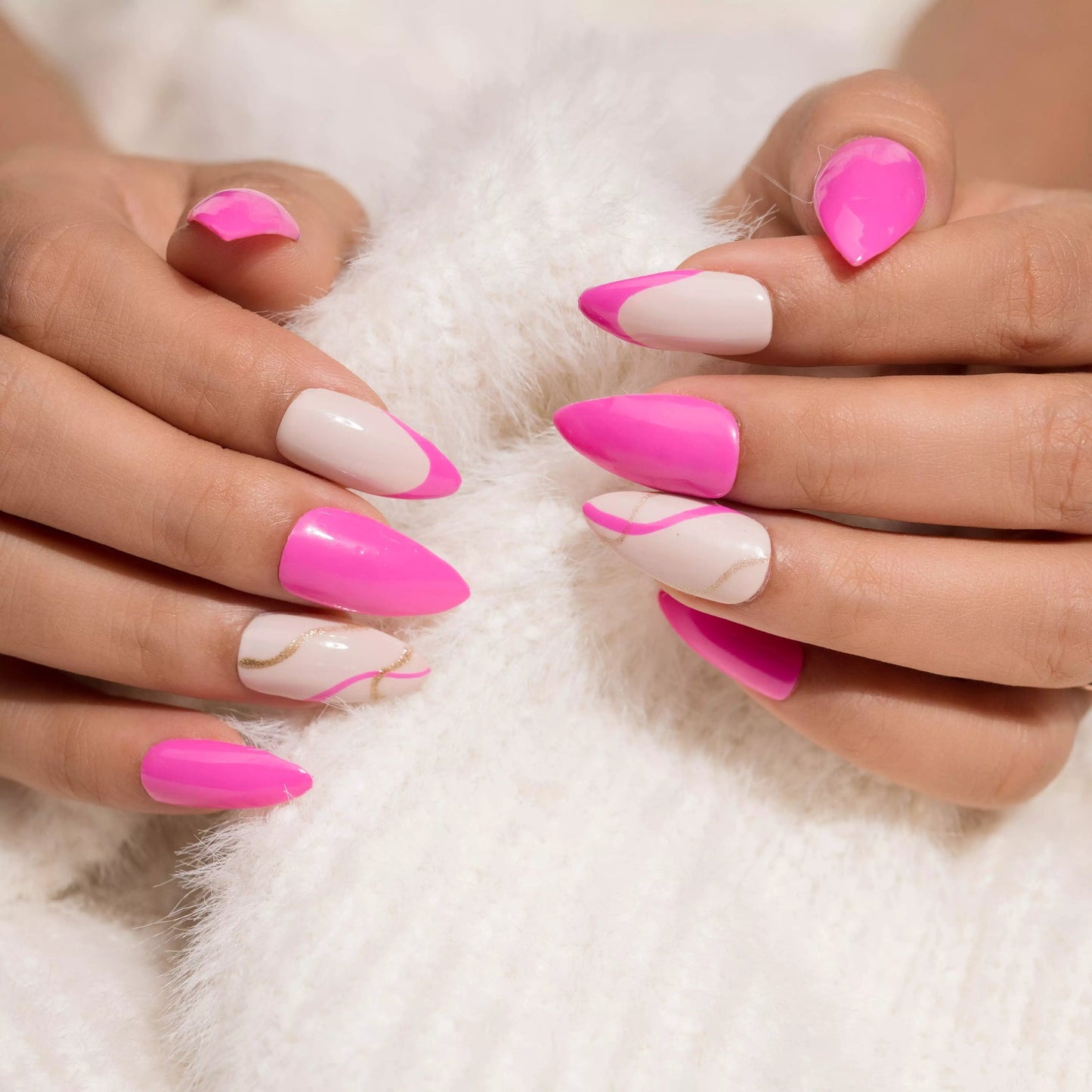 Colour Splash - Pink is my Fav! Press-on Nails Set